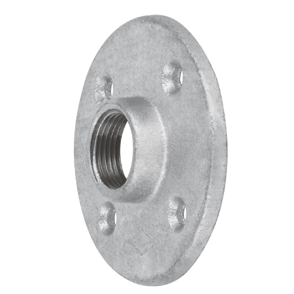 Brida de acero galvanizado de 3/4', Foset Caja con 5, 48738