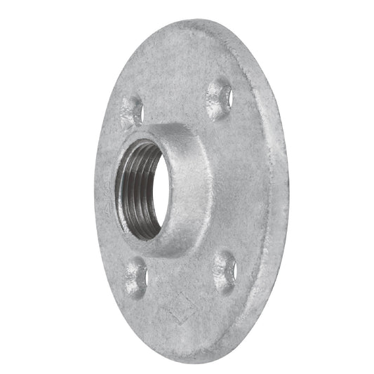 Brida de acero galvanizado de 3/4', Foset Caja con 5, 48738