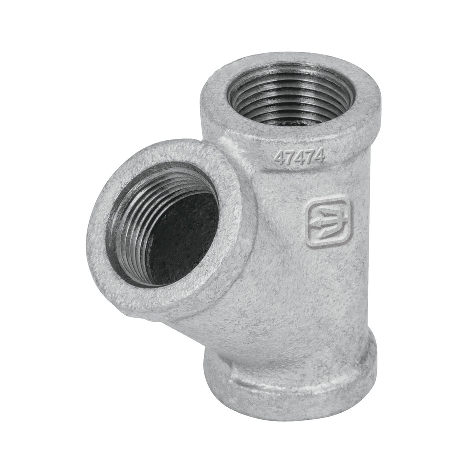Yee sencilla 3/4' acero galvanizado, Foset Caja con 5, 47474