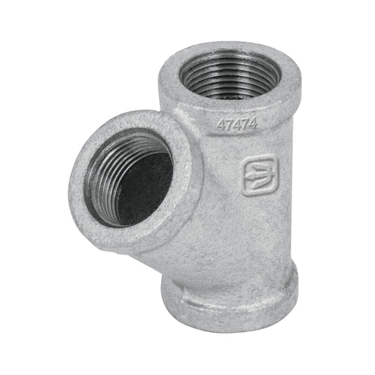 Yee sencilla 3/4' acero galvanizado, Foset Caja con 5, 47474