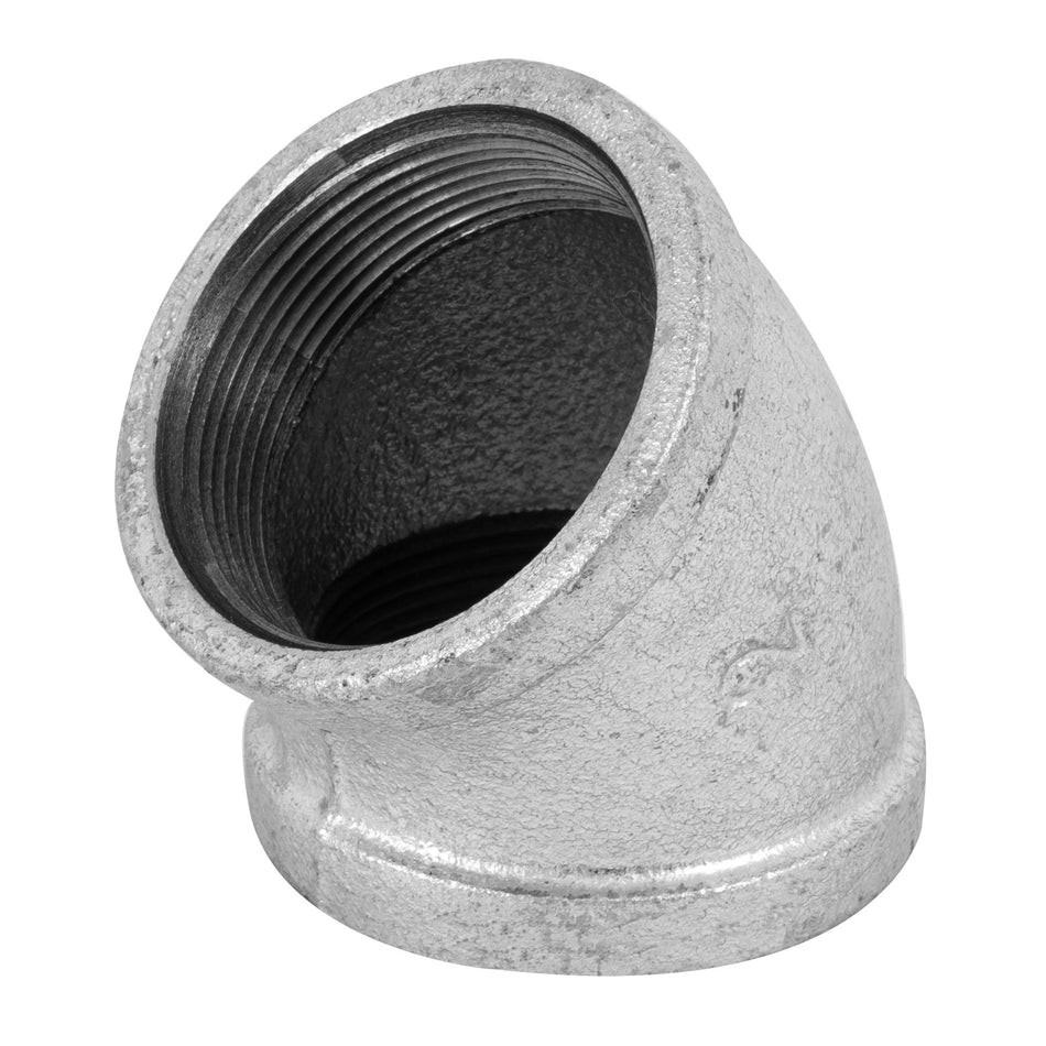Codo 45° acero galvanizado de 2', Foset Caja con 4, 48754