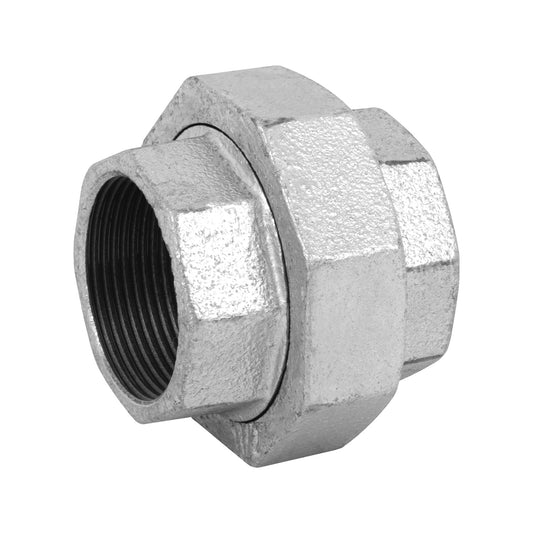 Tuerca unión 1-1/2' acero galvanizado, Foset Caja con 2, 48772