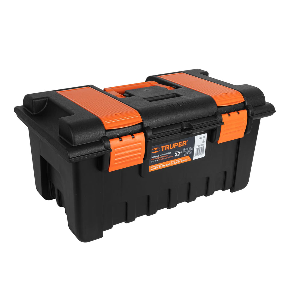 Caja para herramienta de 22' con compartimentos, TRUPER, 11145