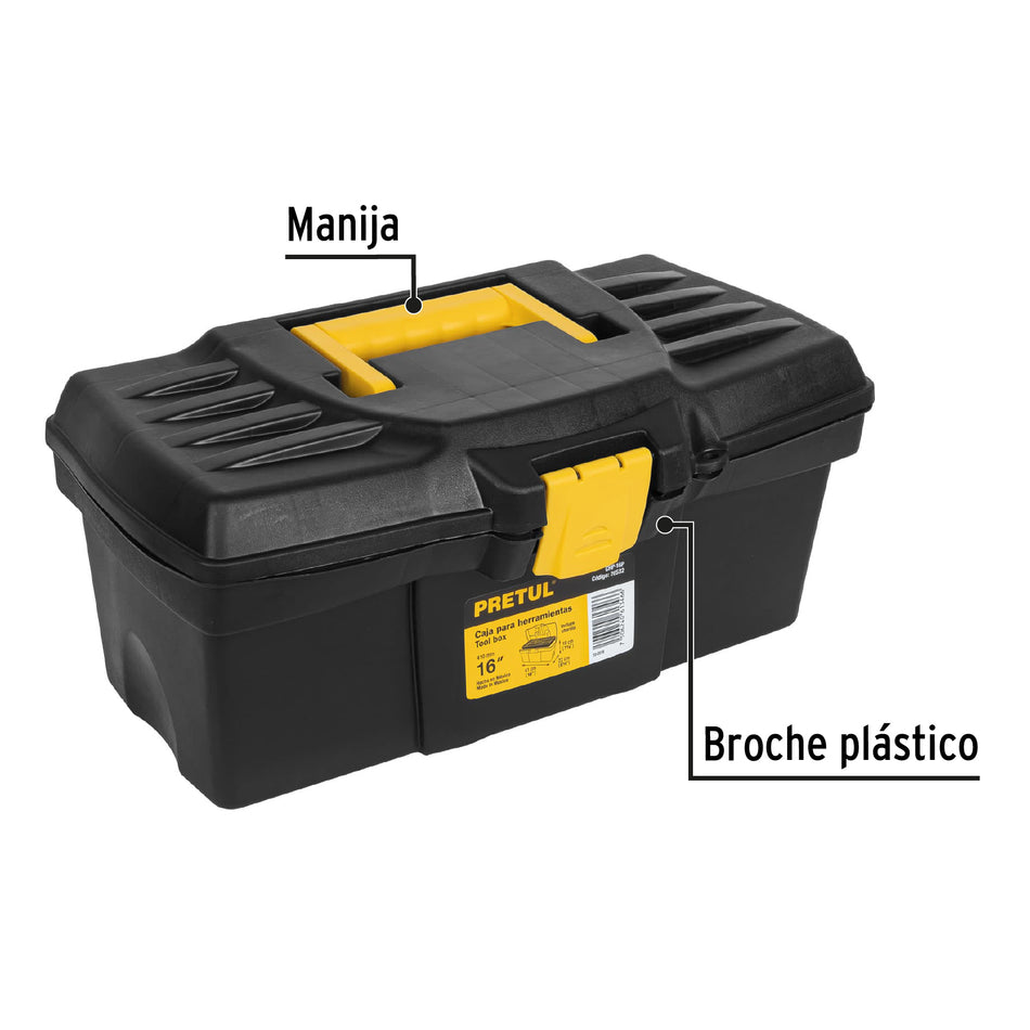 Caja para herramienta de 16', Pretul Caja con 2, 20532