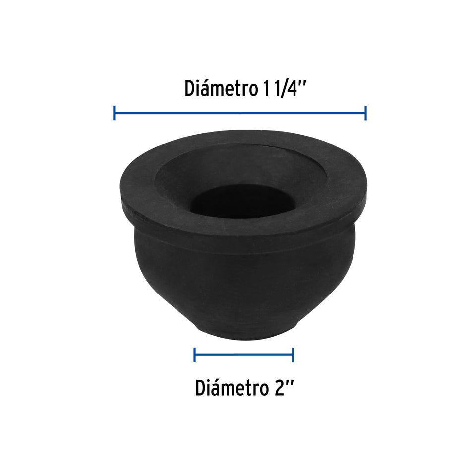 Chupón de PVC, 2' x 1-1/4', Foset Caja con 10, 49626
