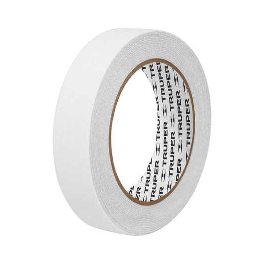 Rollo de 5m de cinta antiderrapante blanca 25mm con abrasivo Caja con 6, 12543