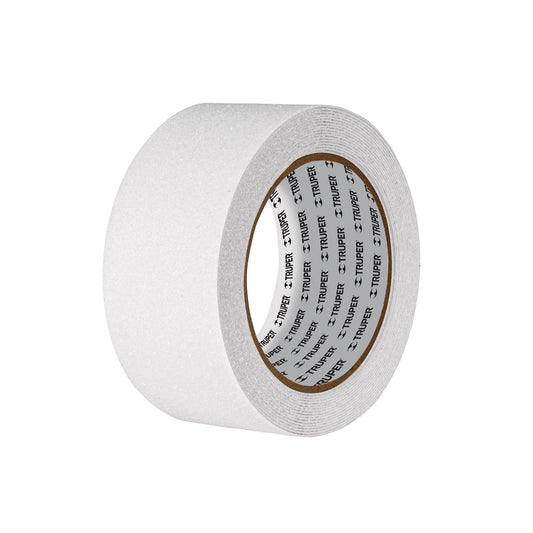 Rollo de 5m de cinta antiderrapante blanca 50mm con abrasivo Caja con 6, 12533