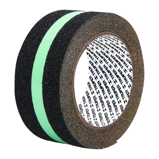 Rollo de 5 m cinta antiderrapante fotolumini. 50 mm abrasivo Caja con 3, 101450