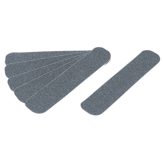 Tarjeta 6 tiras 23cm antiderrapantes grises 50mm área húmeda Caja con 5, 101775