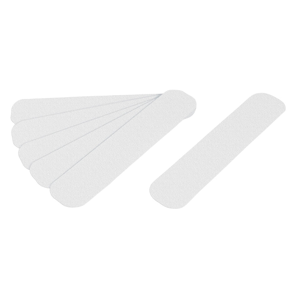 Tarjeta 6 tiras 23cm antiderrapantes trans. 50mm área húmeda Caja con 5, 101447