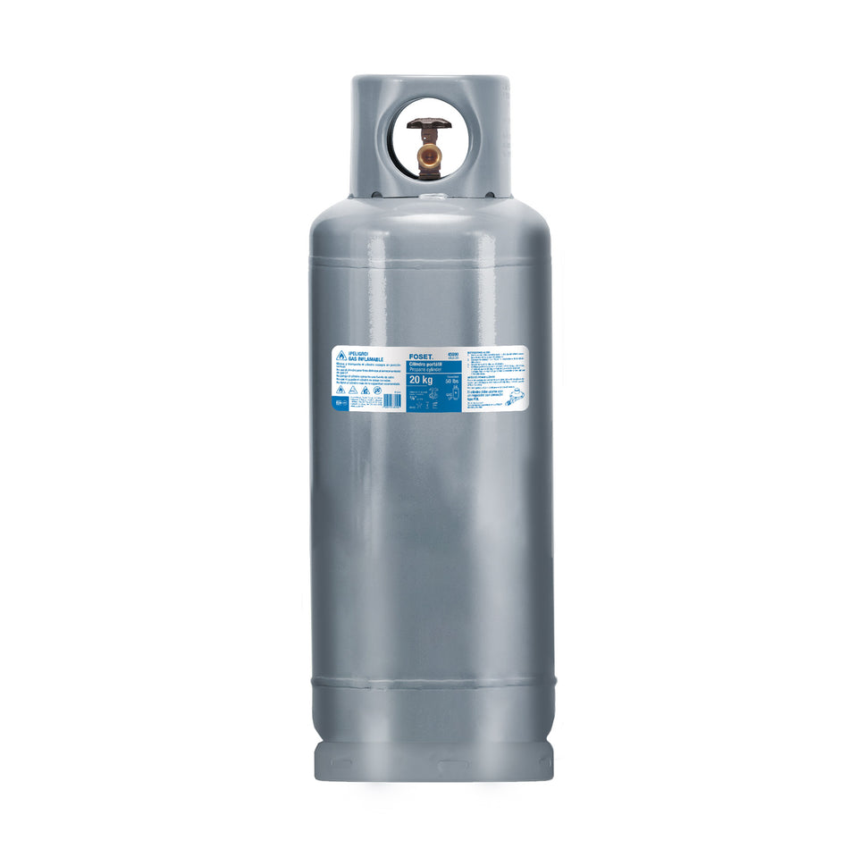 Cilindro portátil para gas LP, 20kg (44lb) Foset, 45890
