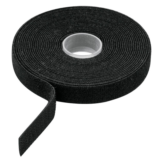 Rollo de 10 m de cinta reusable de contacto doble, Volteck Caja con 12, 46326