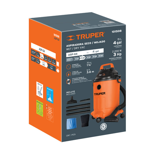 Caja de empaque de repuesto para ASP-04, Truper, 103125