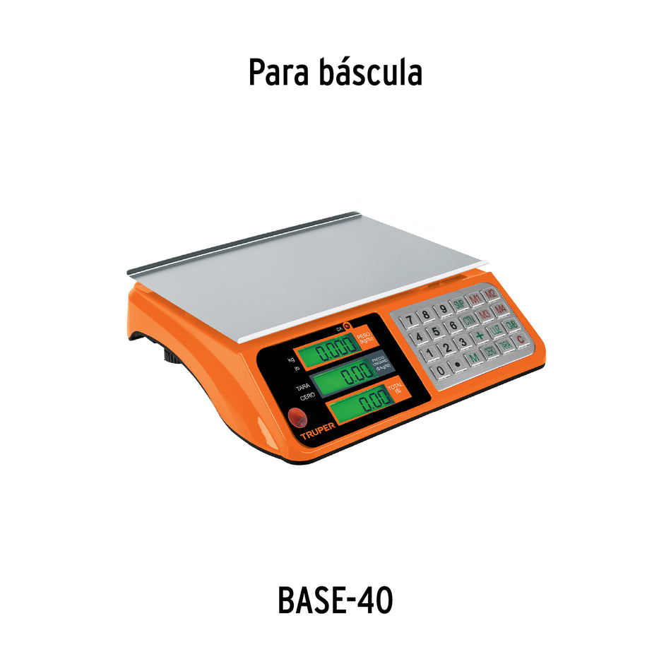Caja de empaque de repuesto para BASE-40, Truper, 102362
