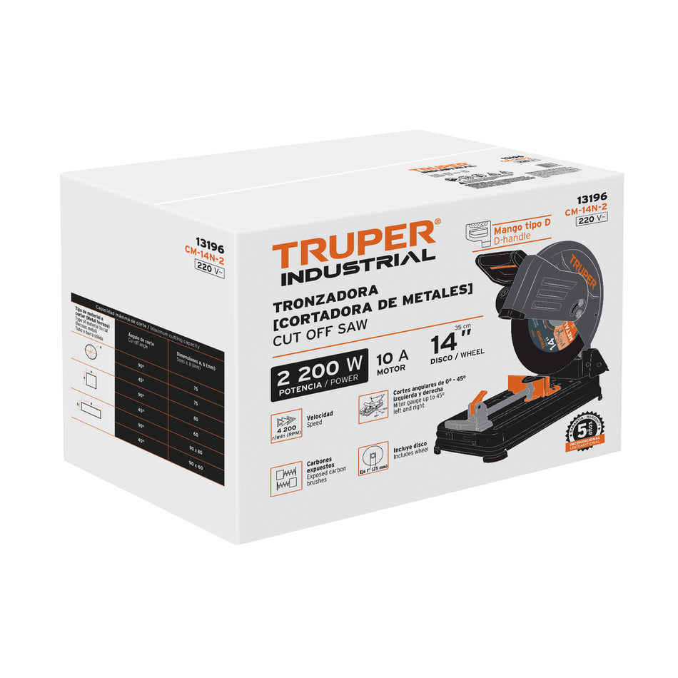 Caja de empaque de repuesto para CM-14N, Truper, 101559