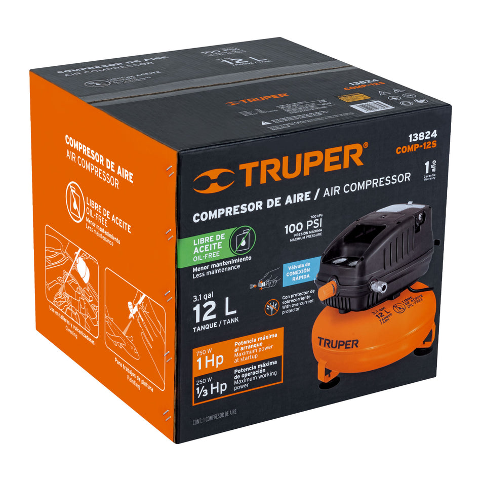 Caja de empaque de repuesto para COMP-12S, Truper, 102584
