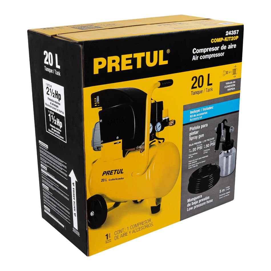 Caja de empaque de repuesto para COMP-KIT20P, Pretul, 28238