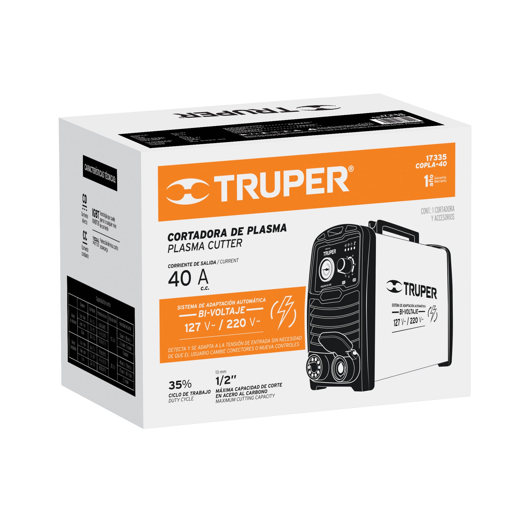 Caja de empaque de repuesto para COPLA-40, Truper, 103155