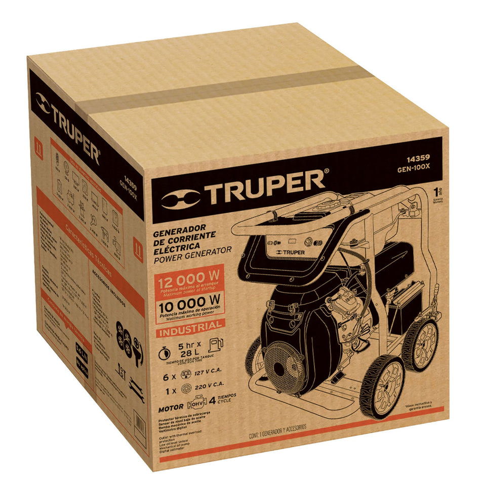 Caja de empaque de repuesto para GEN-100X, Truper, 102588