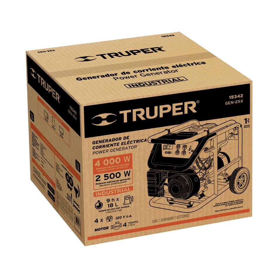 Caja de empaque de repuesto para GEN-25X, Truper, 102592