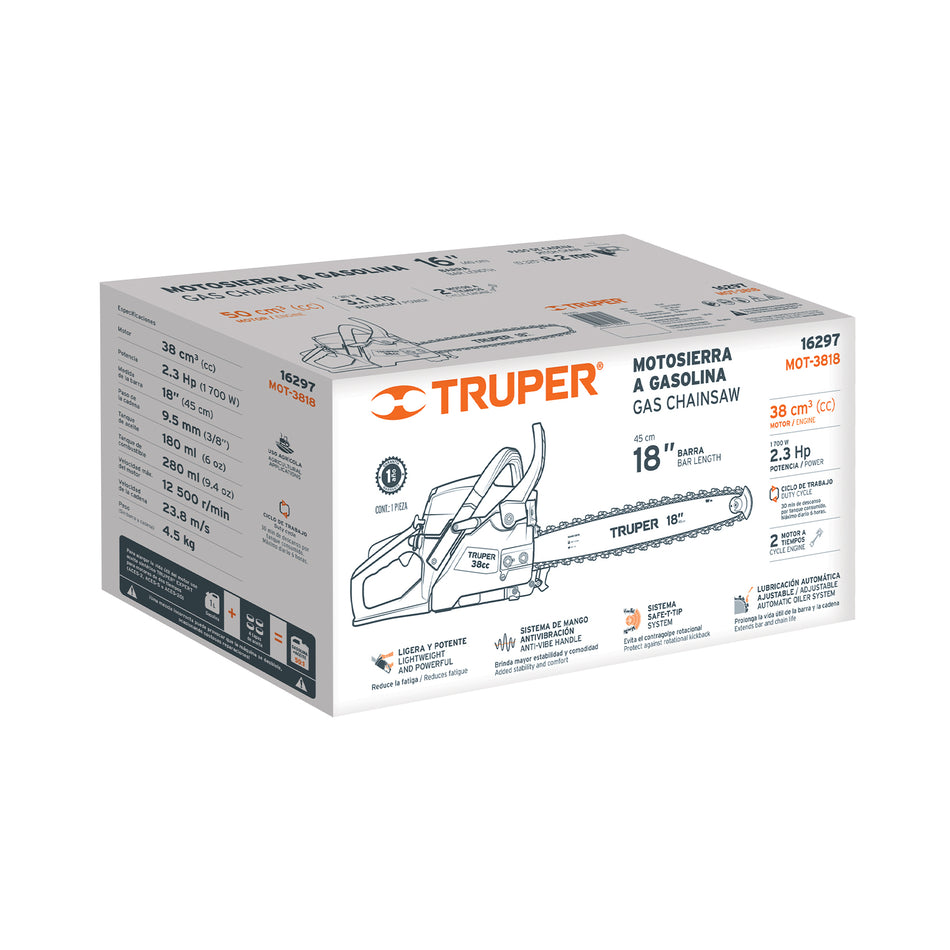 Caja de empaque de repuesto para MOT-3818, Truper, 103399