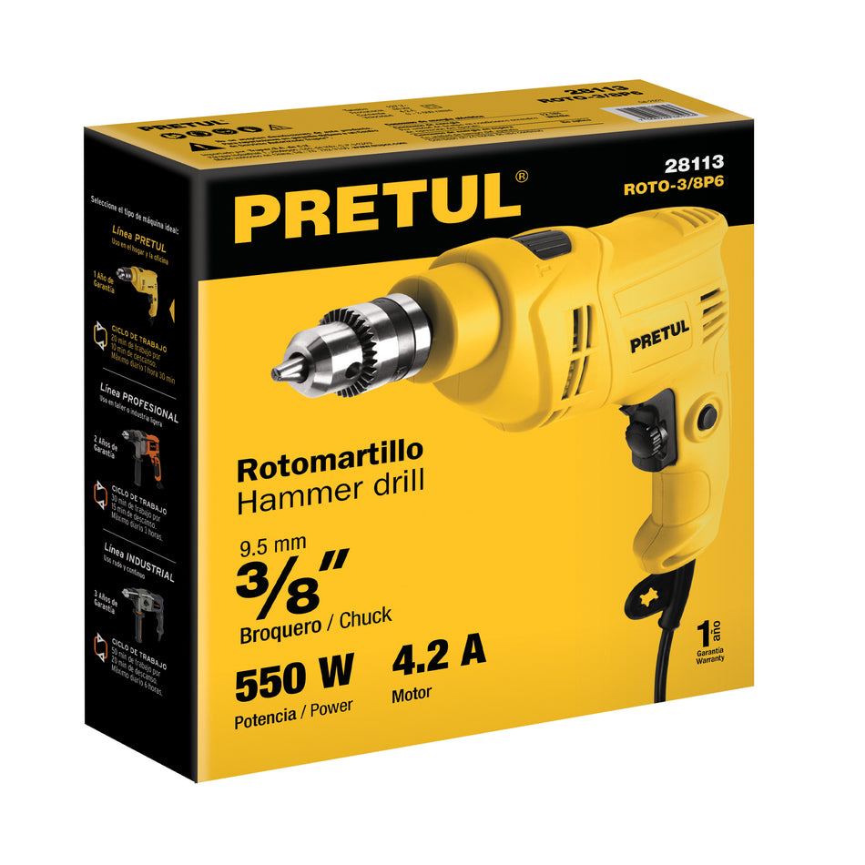 Caja de empaque de repuesto para ROTO-3/8P6, Pretul, 26097