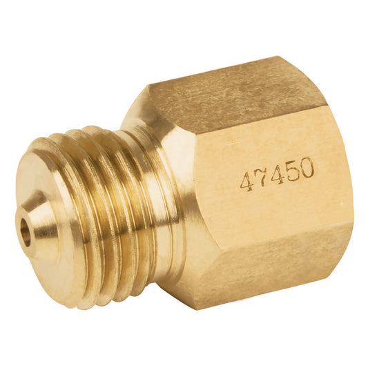 Check para regulador de 1/4' X 1/4' para gas, Foset Caja con 10, 47450
