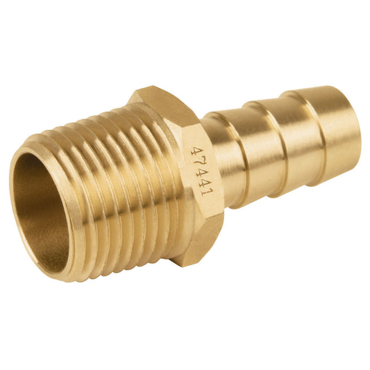 Niple terminal con espiga de 3/8' X 3/8', Foset Caja con 10, 47441