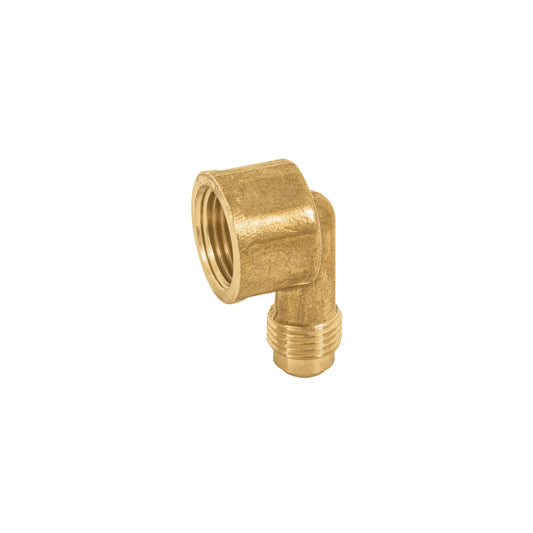 Codo para estufa a 90° de latón de 5/16' x 3/8', Foset Caja con 10, 41059