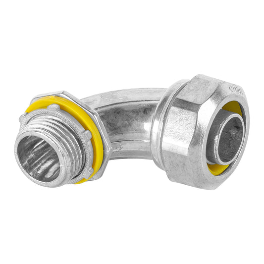 Conector curvo de 1/2' para tubo liquid tight, Volteck Caja con 10, 46933