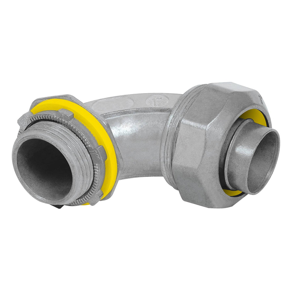 Conector curvo de 1' para tubo liquid tight, Volteck Caja con 10, 46935