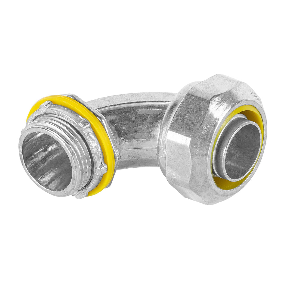 Conector curvo de 3/4' para tubo liquid tight, Volteck Caja con 10, 46934
