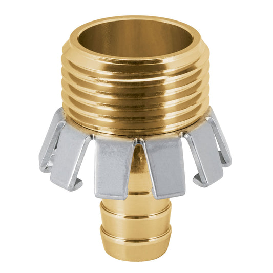 Conector 1/2' macho tipo garra de aluminio, Truper Caja con 12, 101731