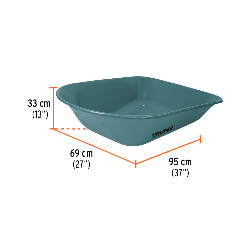 Concha para carretilla CAT- 15, Truper, 15100
