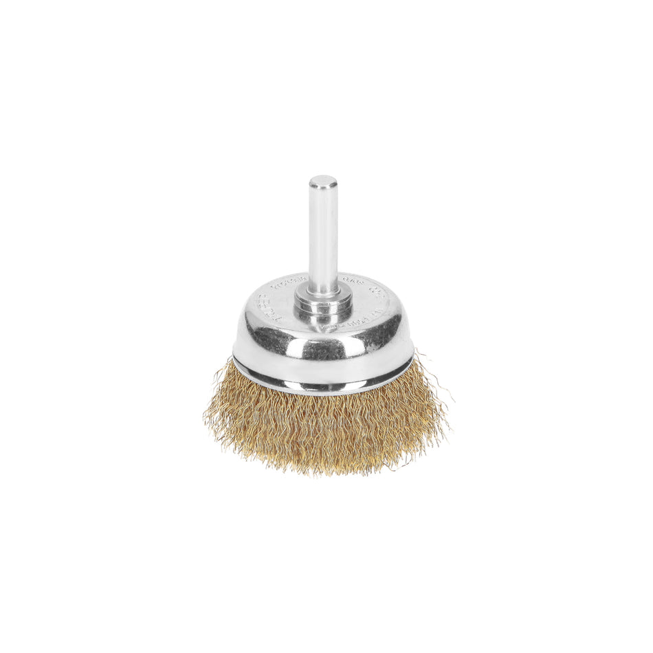 Carda de copa 1-3/4' alambre grueso para taladro, Truper Caja con 6, 11571