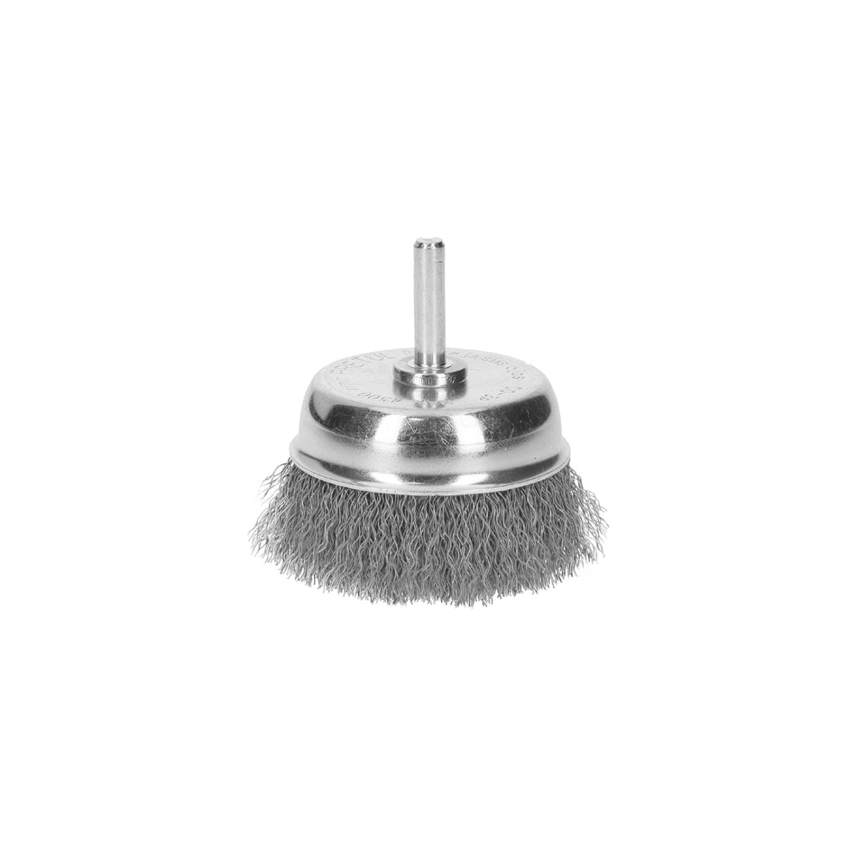 Carda de copa 2-3/4' alambre grueso para taladro, Pretul Caja con 6, 21005
