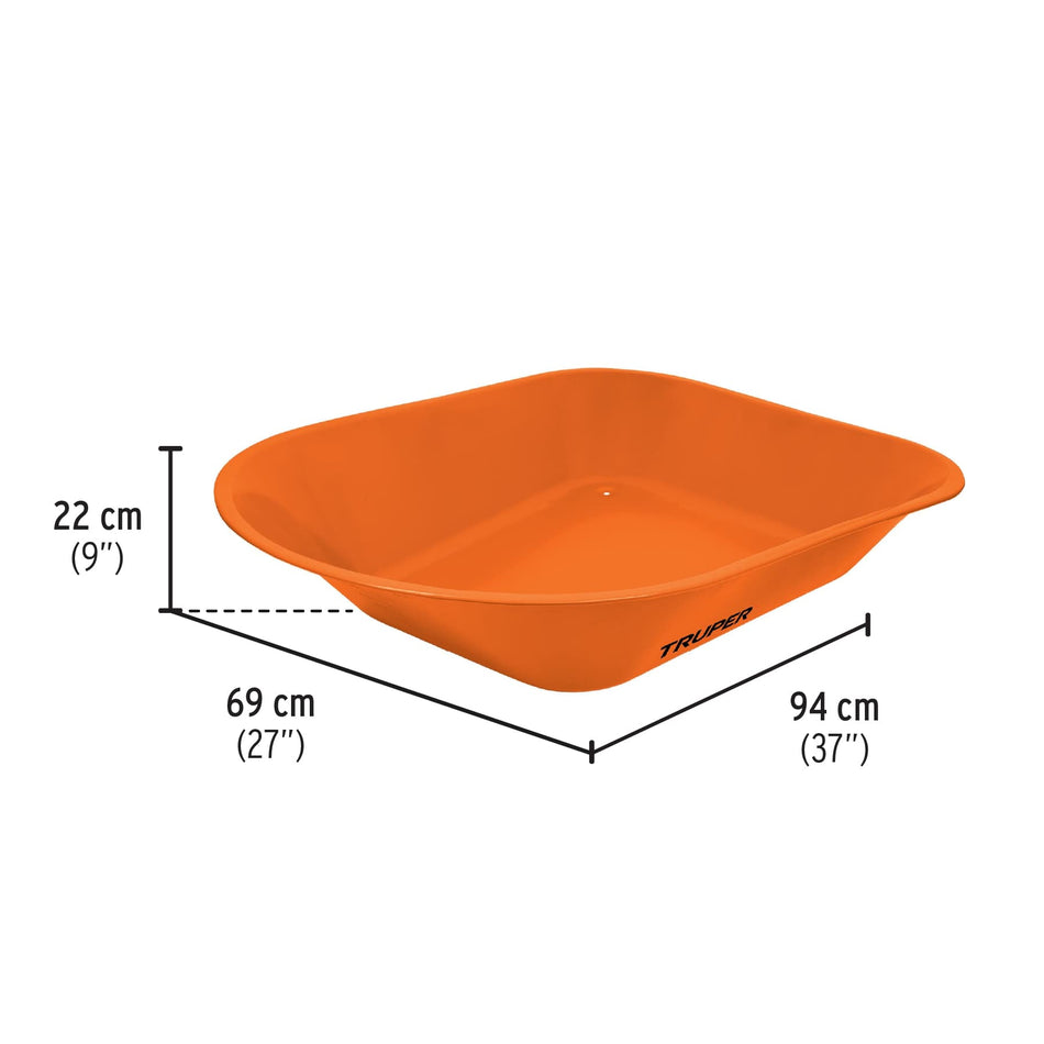 Concha para carretilla CAT-45, Truper, 11894