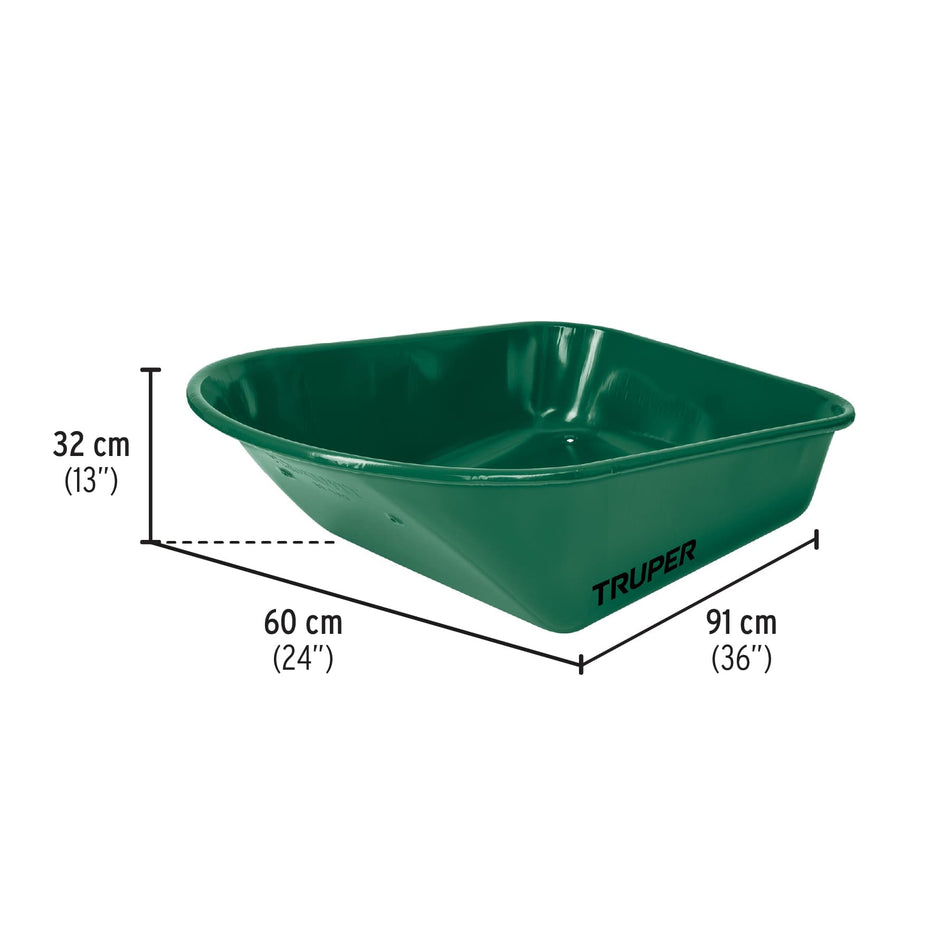 Concha para carretilla CAT- 55, Truper, 19706
