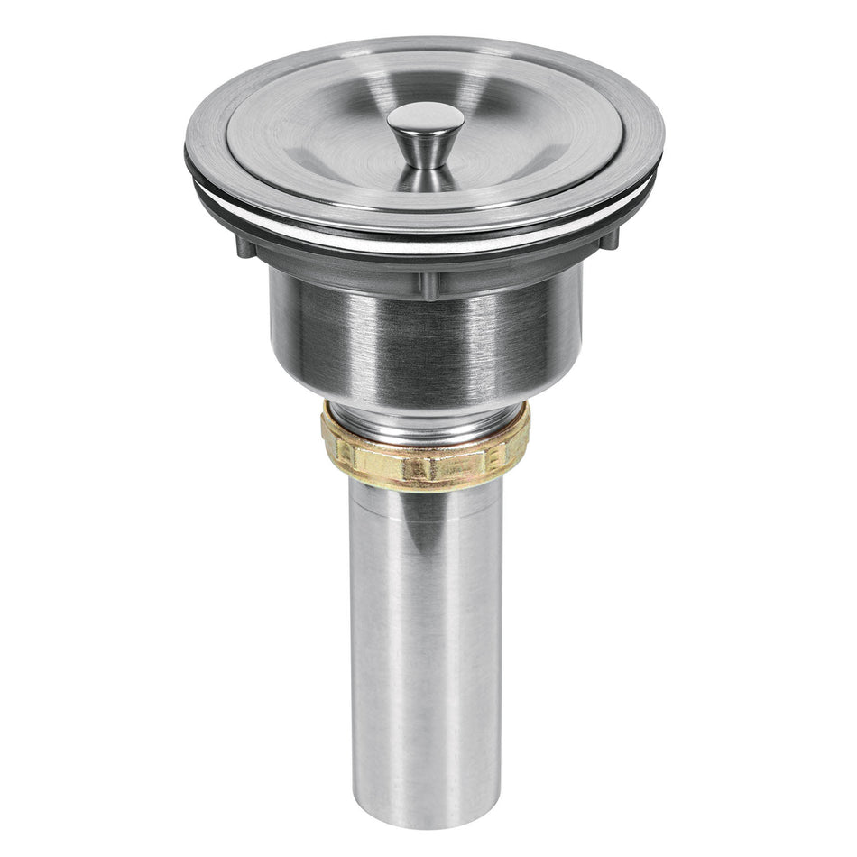 Contracanasta 3-1/2' inox, cuerpo profundo,con tapa, Riviera Caja con 6, 46629