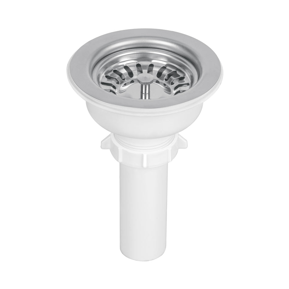 Contracanasta 3-1/2' inox, instalafácil, tubo plástico,Foset Caja con 6, 47451