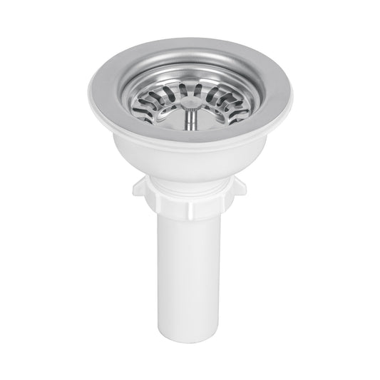 Contracanasta 3-1/2' inox, instalafácil, tubo plástico,Foset Caja con 6, 47451