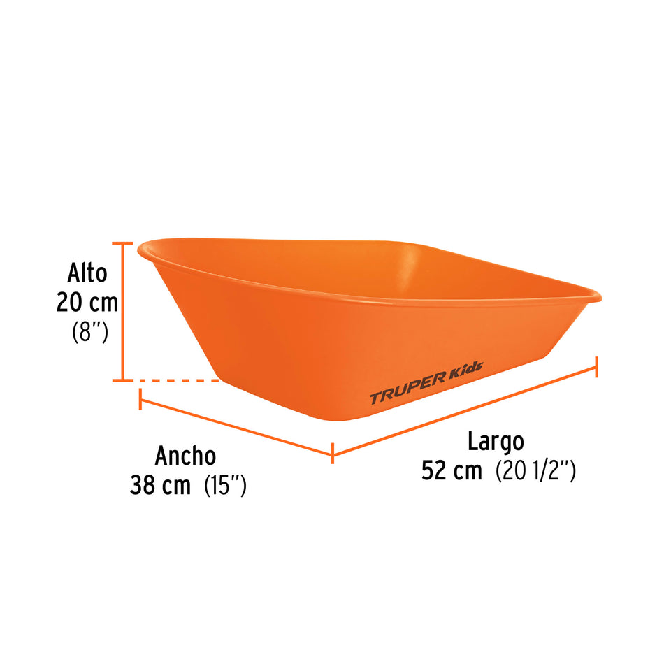 Concha para carretilla CAR-KID-T, Truper, 102686