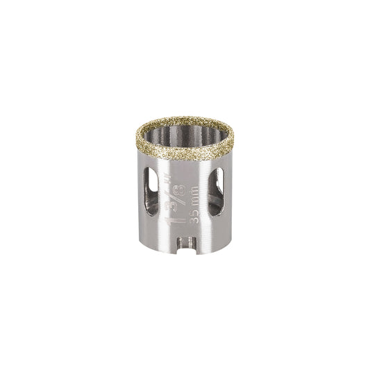 Brocasierra diamante 1-3/8' borde continuo, Truper Caja con 4, 17129