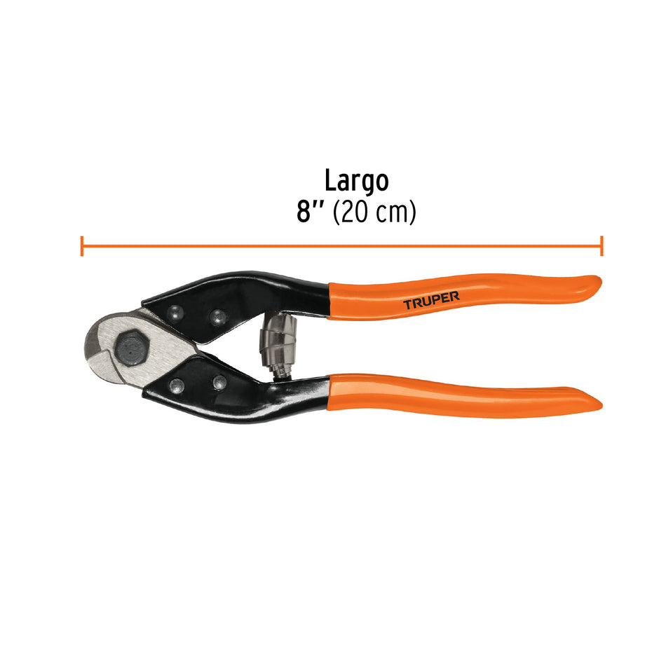 Cortador de 8' de cable y alambre, Truper Caja con 6, 101097