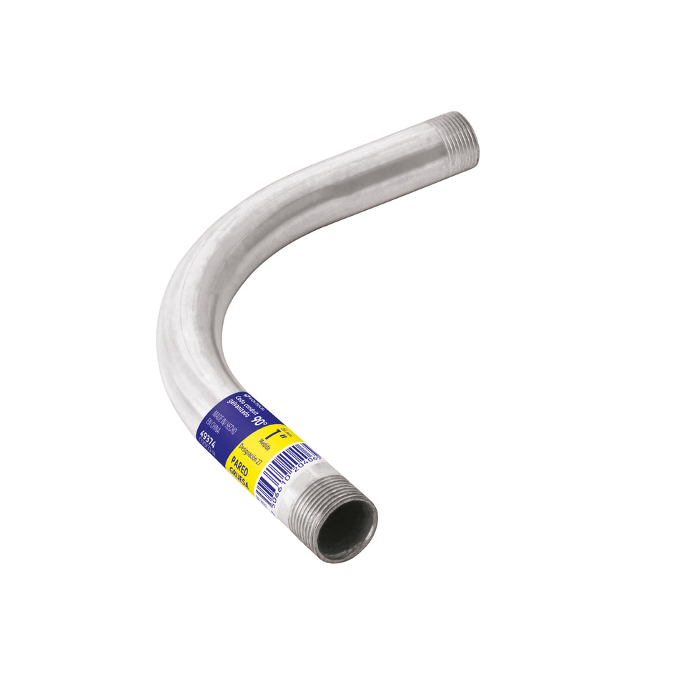 Codo Conduit 90° 1' pared gruesa (2.2 mm), et. amarilla Caja con 5, 49374