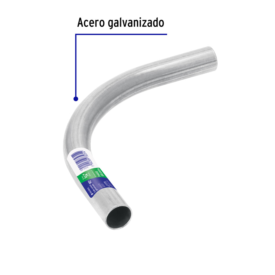 Codo Conduit 90° 3/4' pared delgada (1 mm), et. verde Caja con 10, 47775