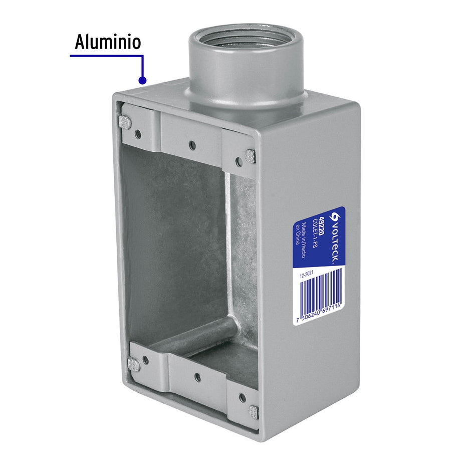 Condulet 1' conexión tipo FS, Volteck Caja con 5, 49220