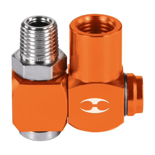 Destorcedor macho-hembra de aluminio, cuerda 1/4'NPT, Truper Caja con 6, 19086
