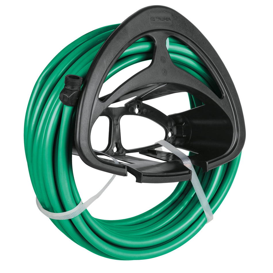 Combo manguera MAN-15X1/2P y portamanguera negro, Pretul Caja con 4, 20587