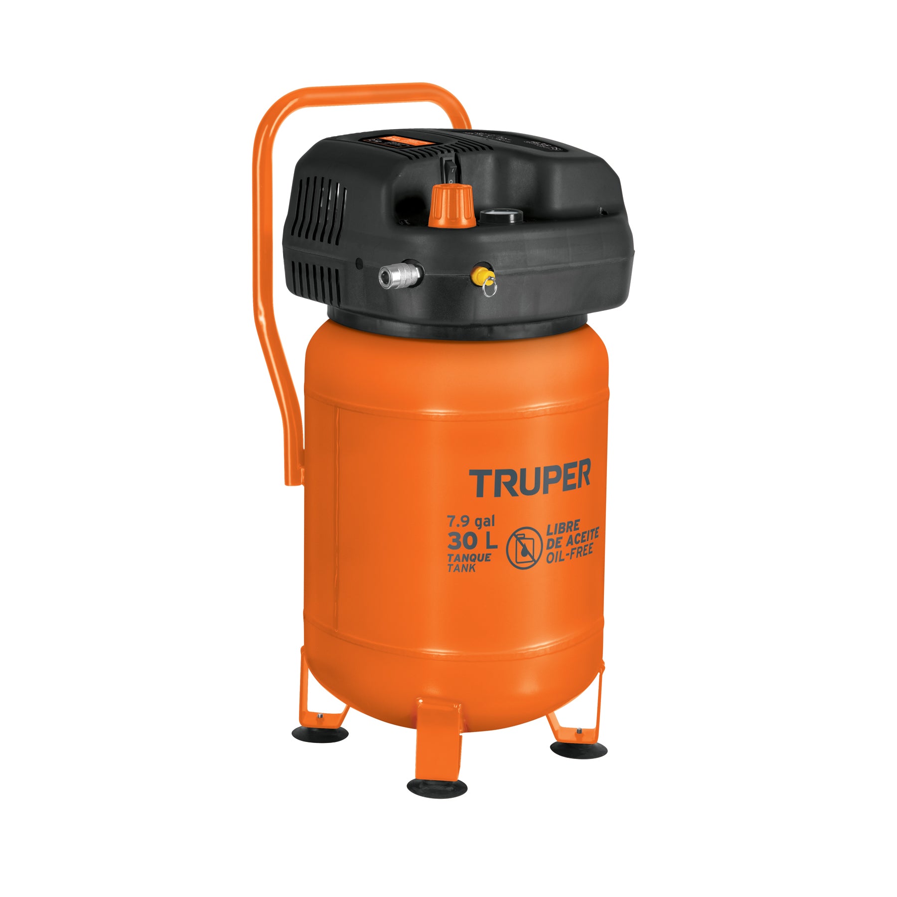 Compresor libre de aceite compacto 30L, 3HP 127V Truper, 13836